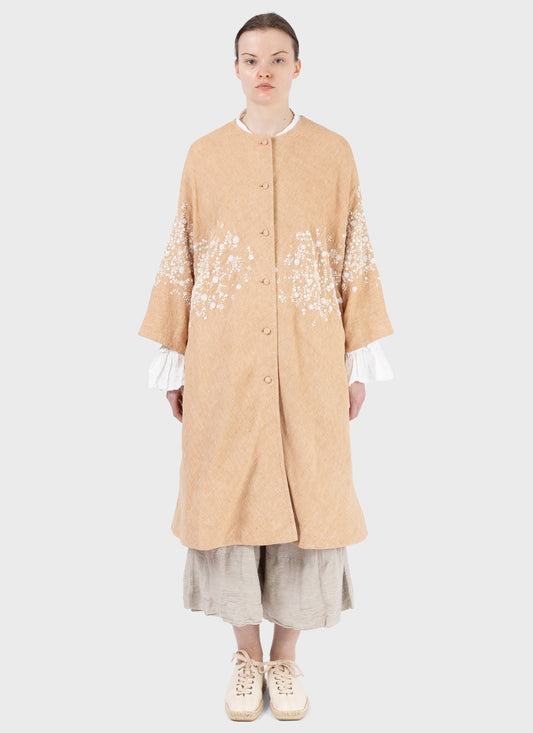 Aodress Sequins Cocoon Coat