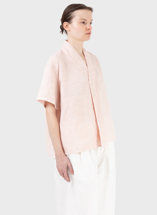 Mittan Flat Pleat Shirt Light Pink