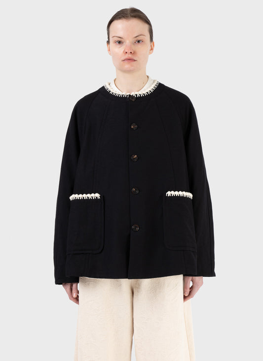 Renli Su Contrast Trim Jacket