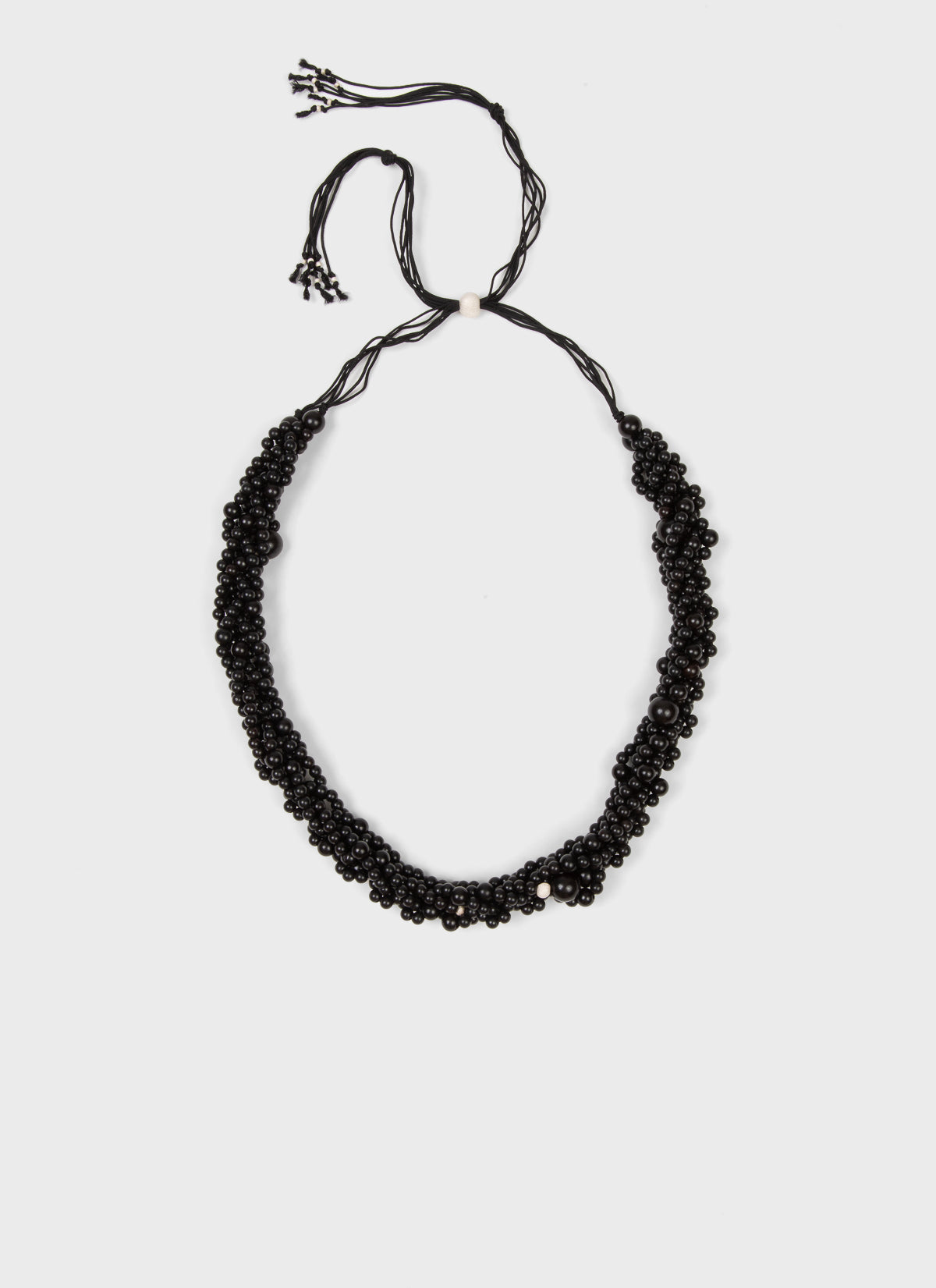 Qiqi Ebony Six Strand Necklace