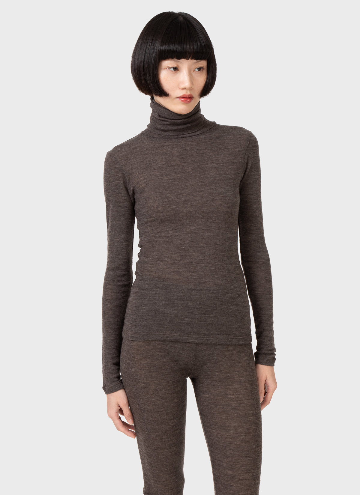 Sono Roberta Knit Rollneck Charcoal