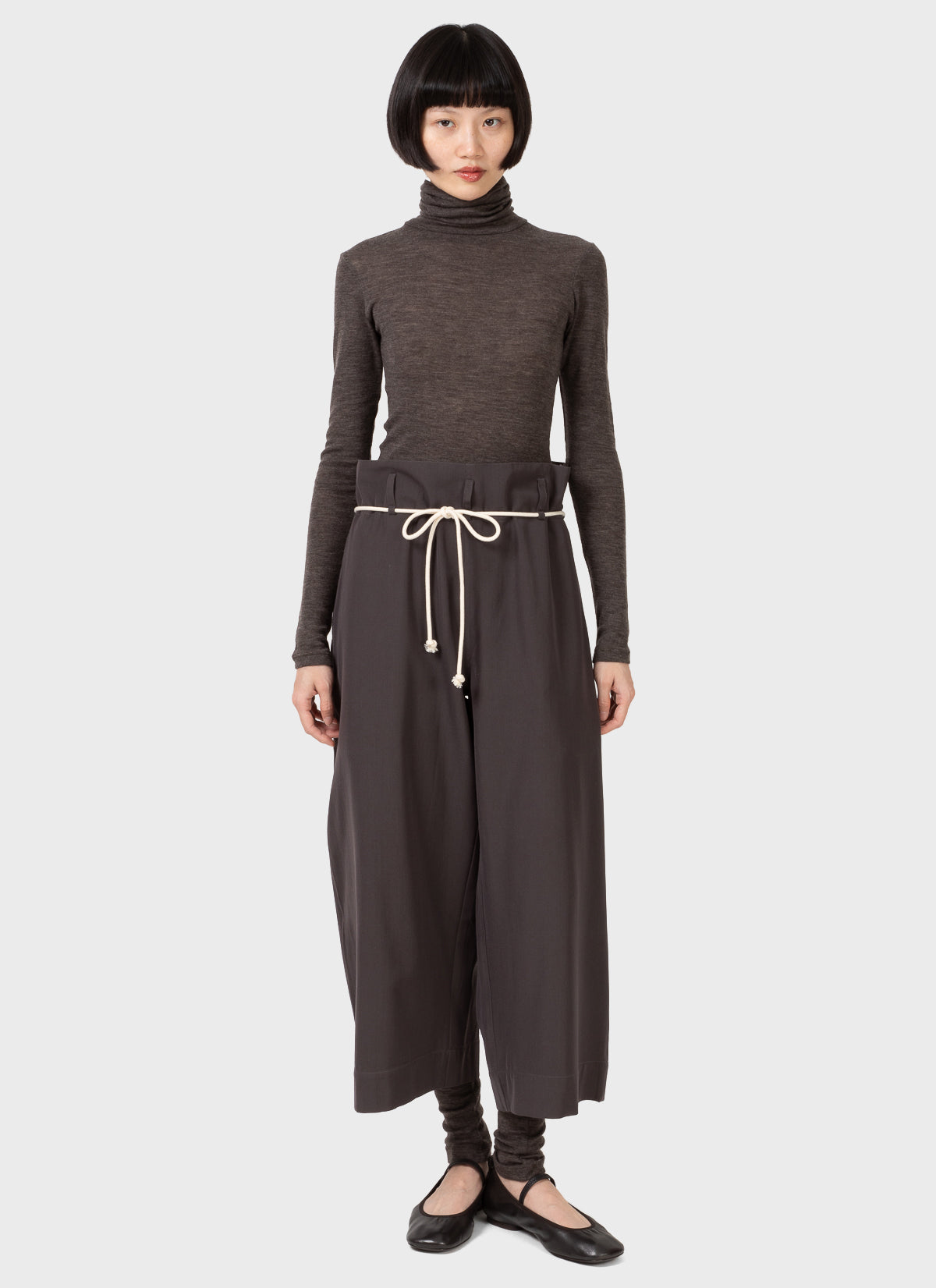 Sono Roberta Knit Rollneck Charcoal