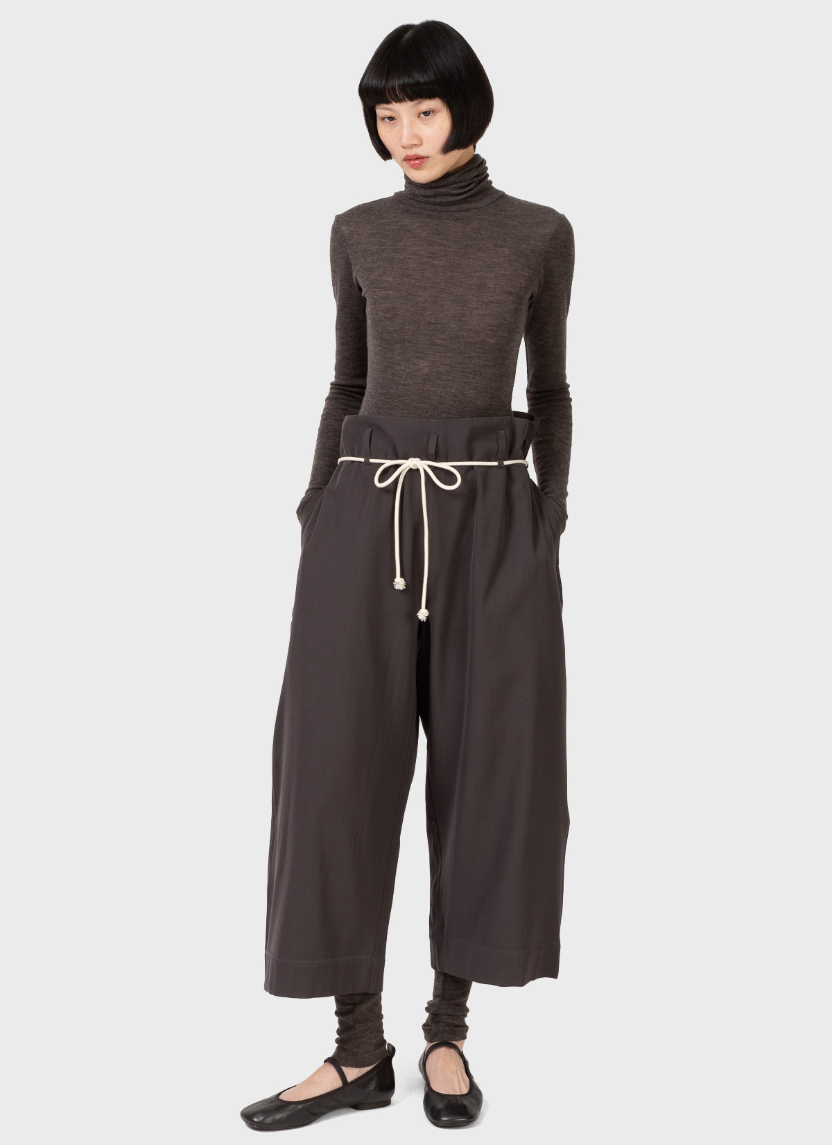 Sono Roberta Knit Rollneck Charcoal