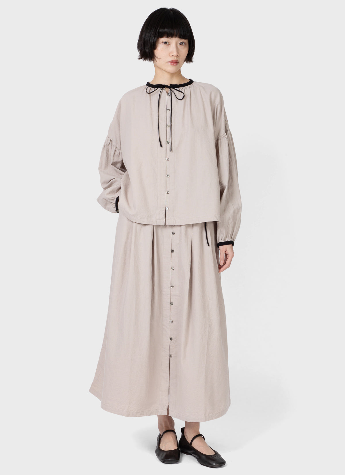Ichi Antiquités Cotton Cashmere Shirt Natural