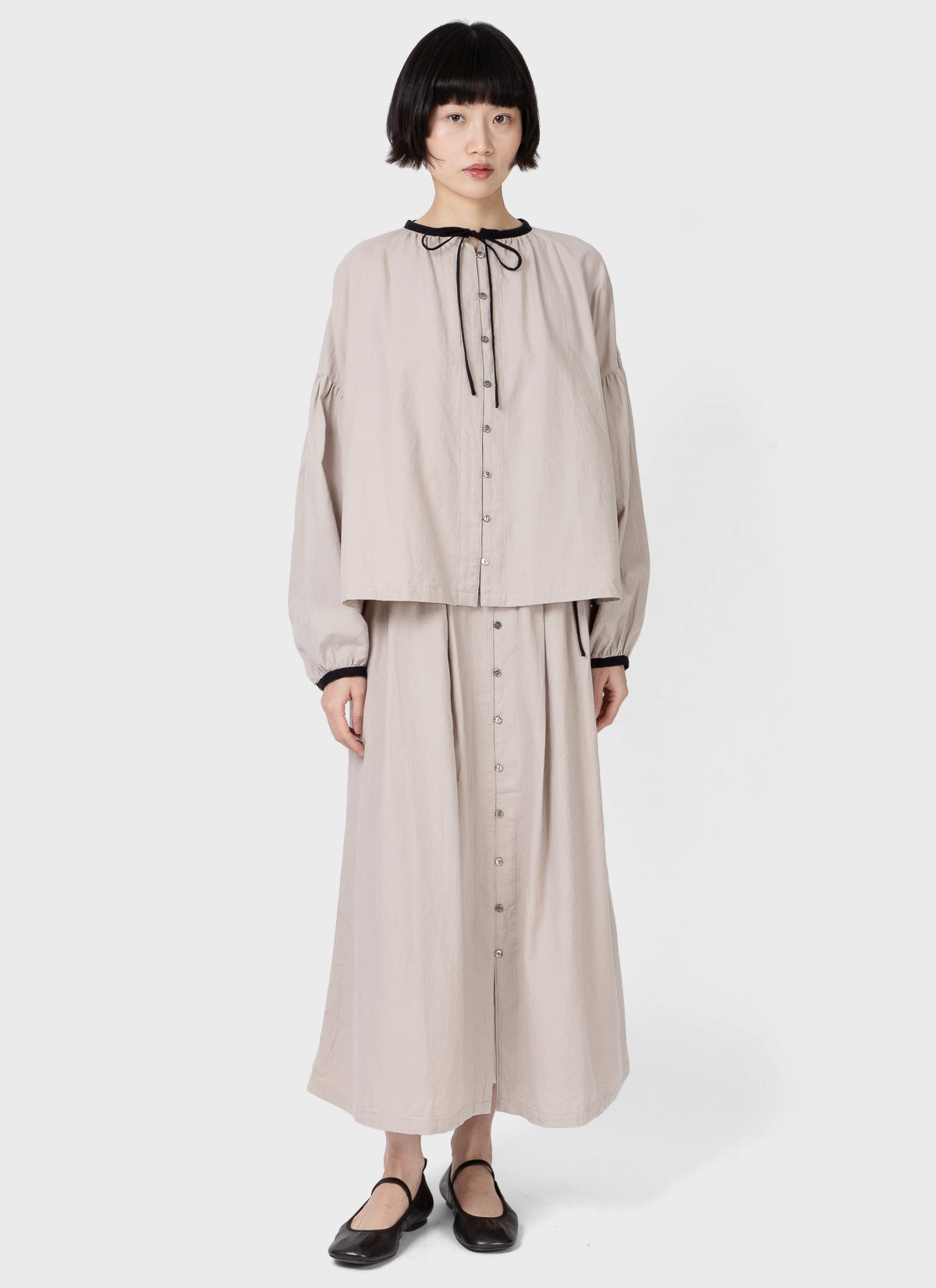 Ichi Antiquités Cotton Cashmere Shirt Natural