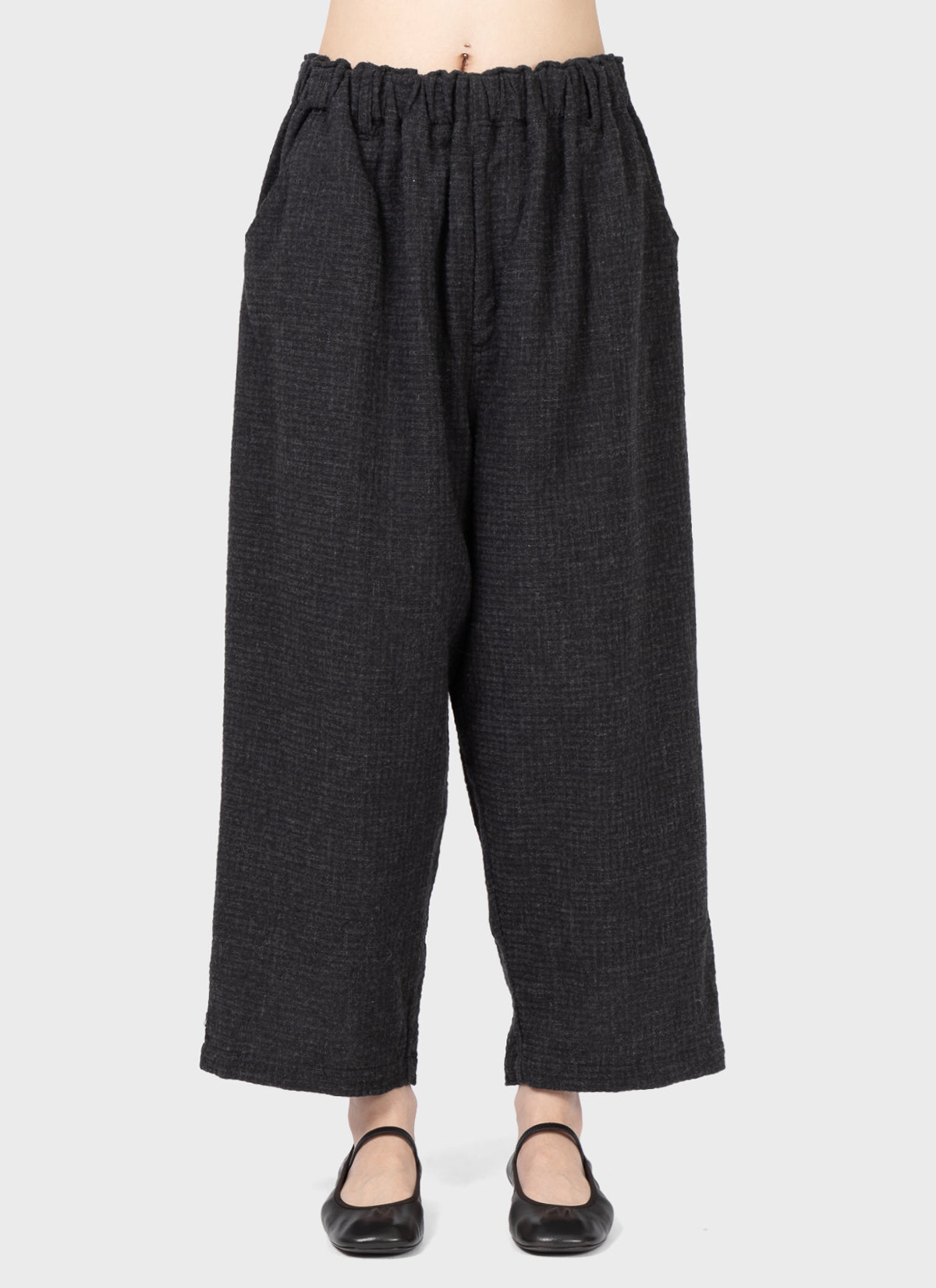 Ichi Antiquités Spring Pants Charcoal
