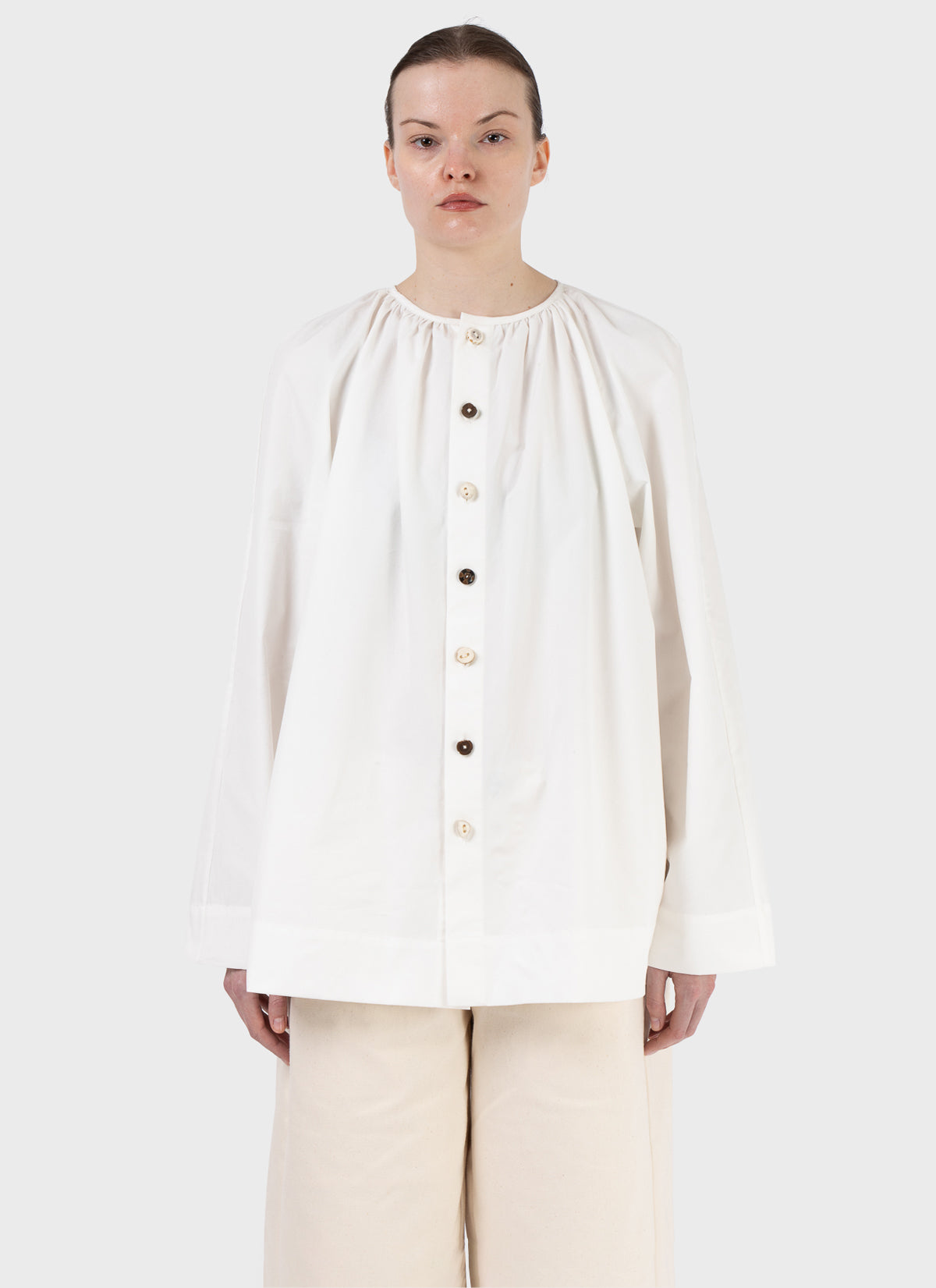 The Backward Vendor Mist Blouse