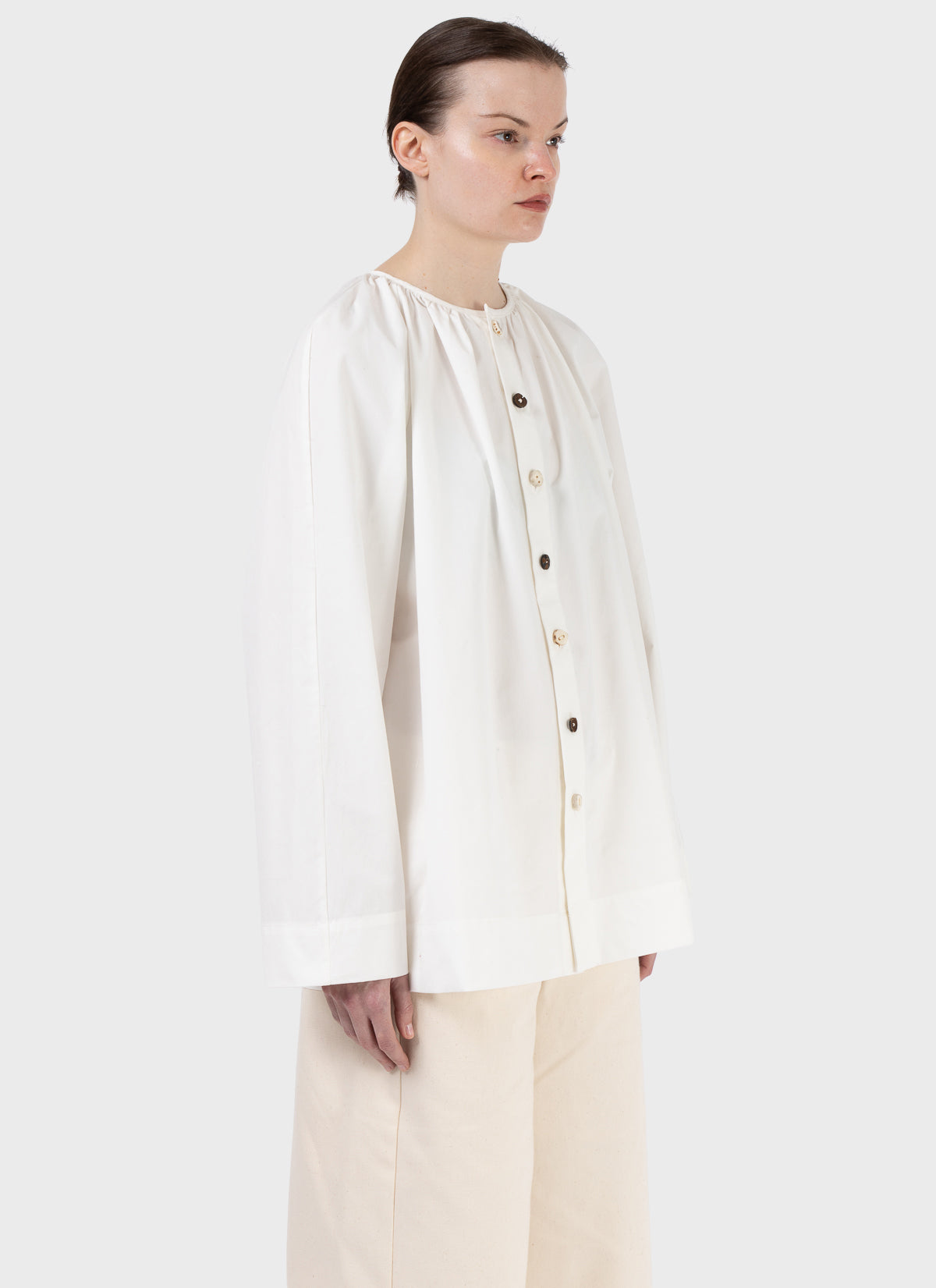 The Backward Vendor Mist Blouse