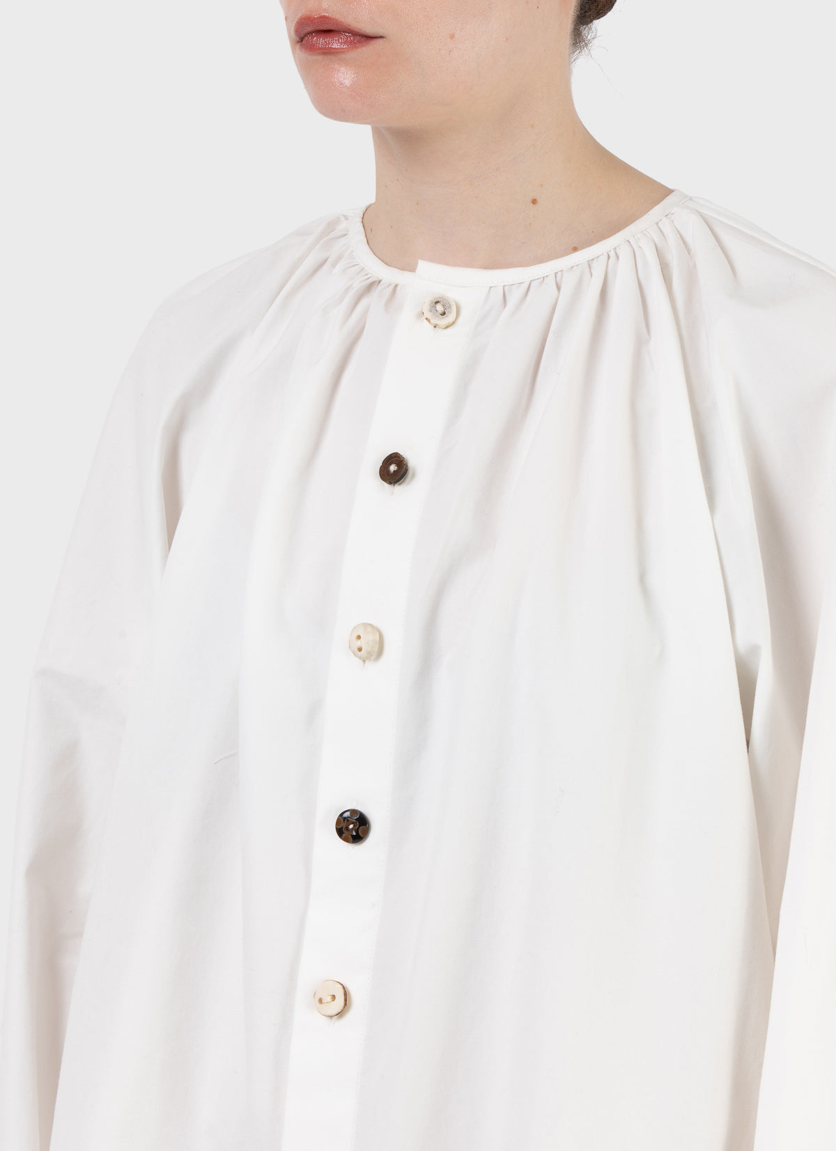 The Backward Vendor Mist Blouse