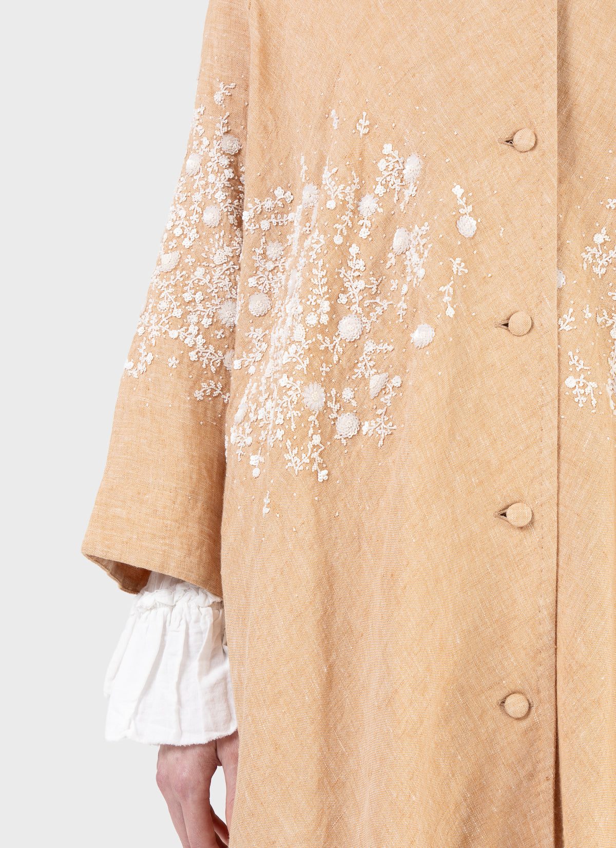 Aodress Sequins Cocoon Coat