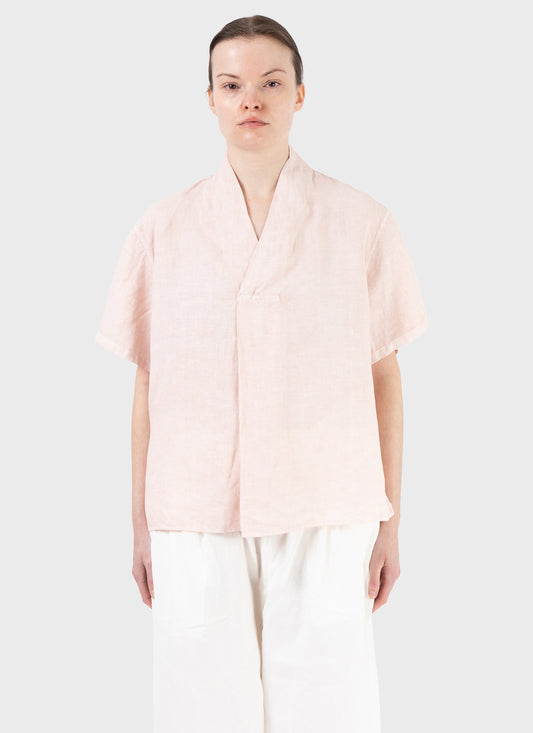 Mittan Flat Pleat Shirt Light Pink