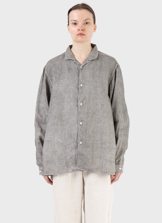 Mittan Hemp Open Collar Shirt