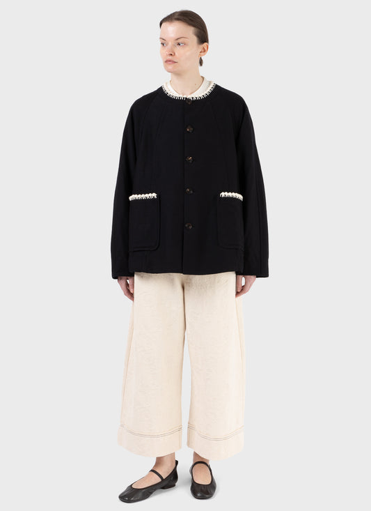 Renli Su Contrast Trim Jacket