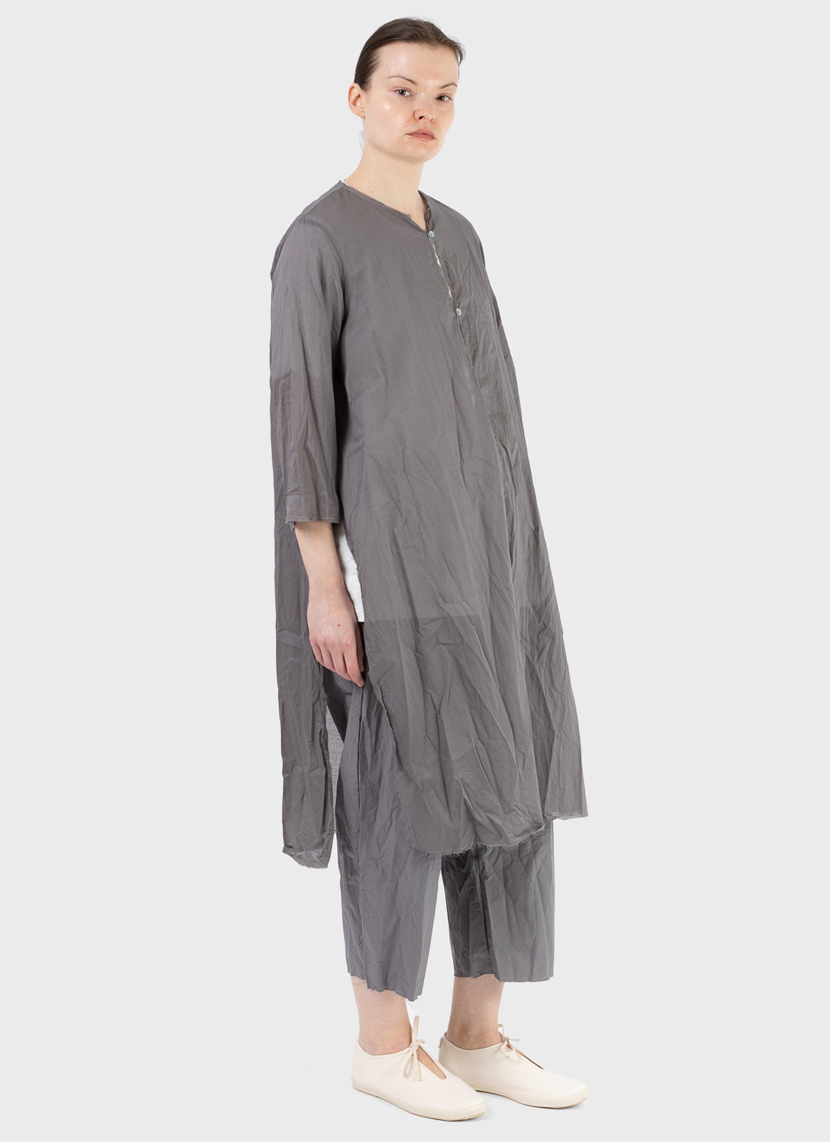Scha Open Front 3/4 Sleeve Tunic