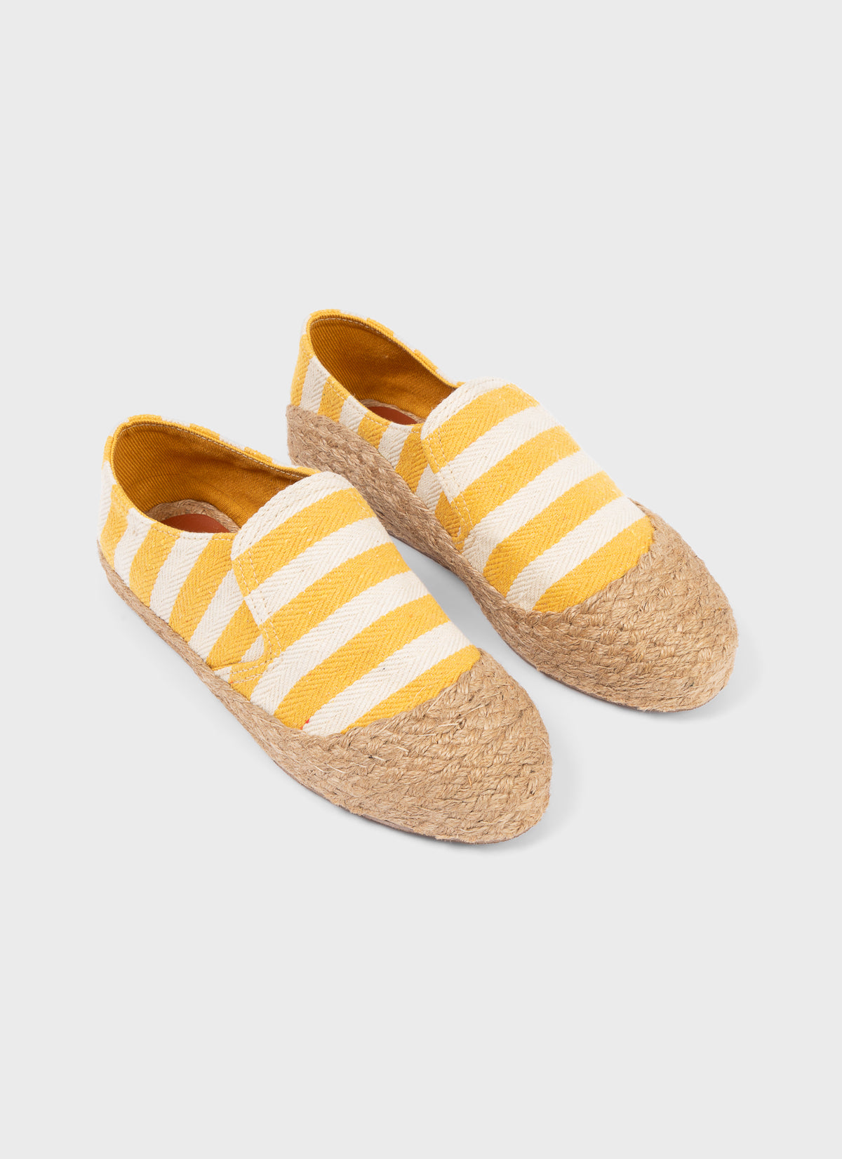 Wataru Classic Espadrilles Stripe Mustard
