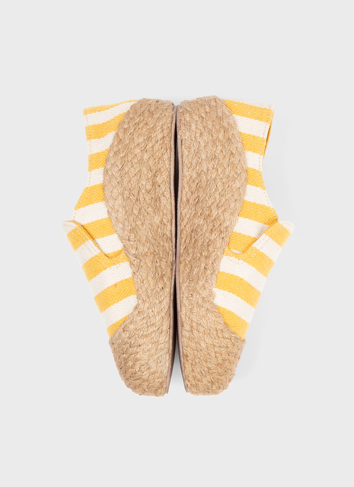 Wataru Classic Espadrilles Stripe Mustard