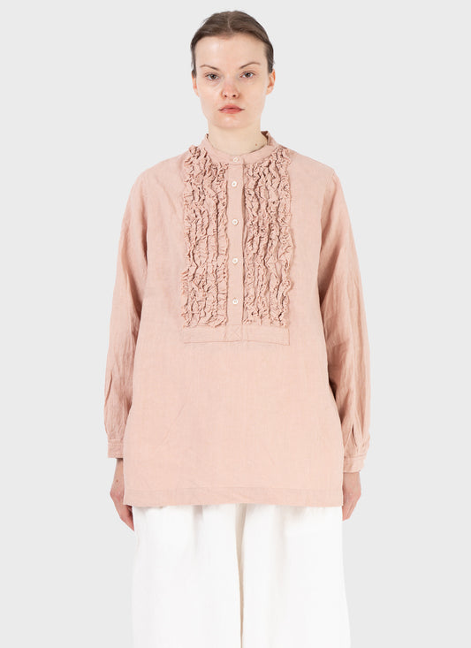 Ichi Antiquités French Linen Shirt Pink