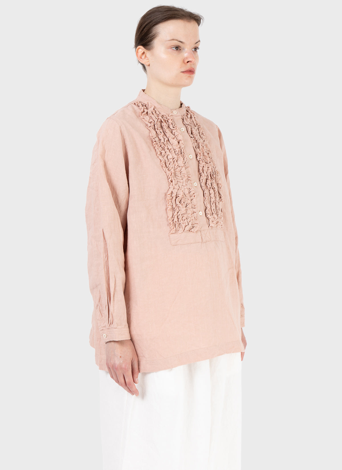 Ichi Antiquités French Linen Shirt Pink