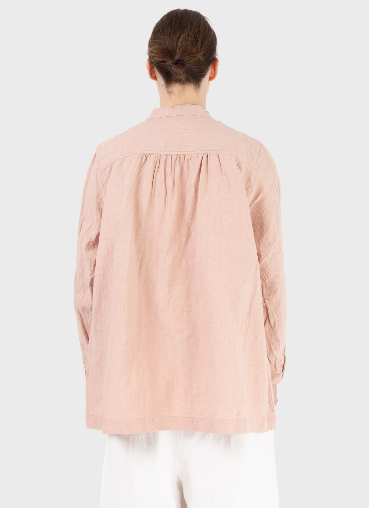 Ichi Antiquités French Linen Shirt Pink