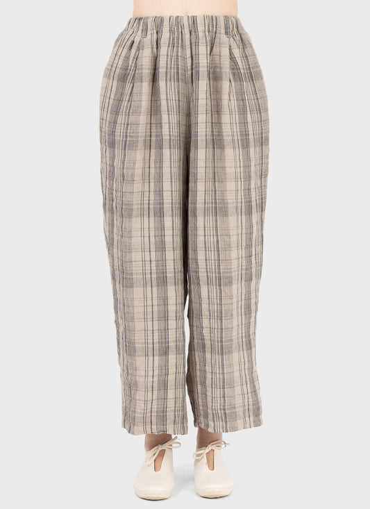 Ichi Antiquités Check Pants