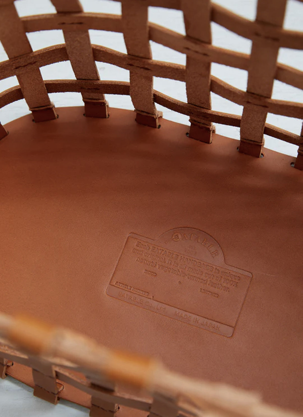Eatable Basket Bag L Camel