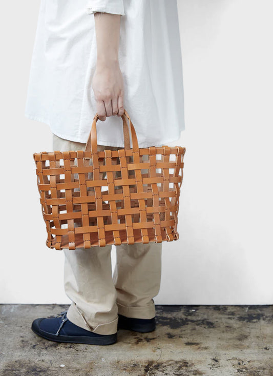 Eatable Basket Bag L Camel