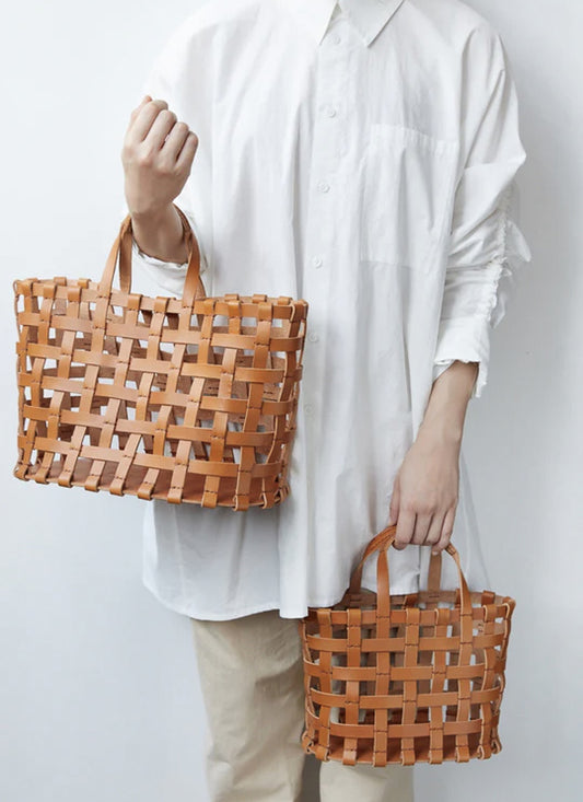 Eatable Basket Bag M Camel