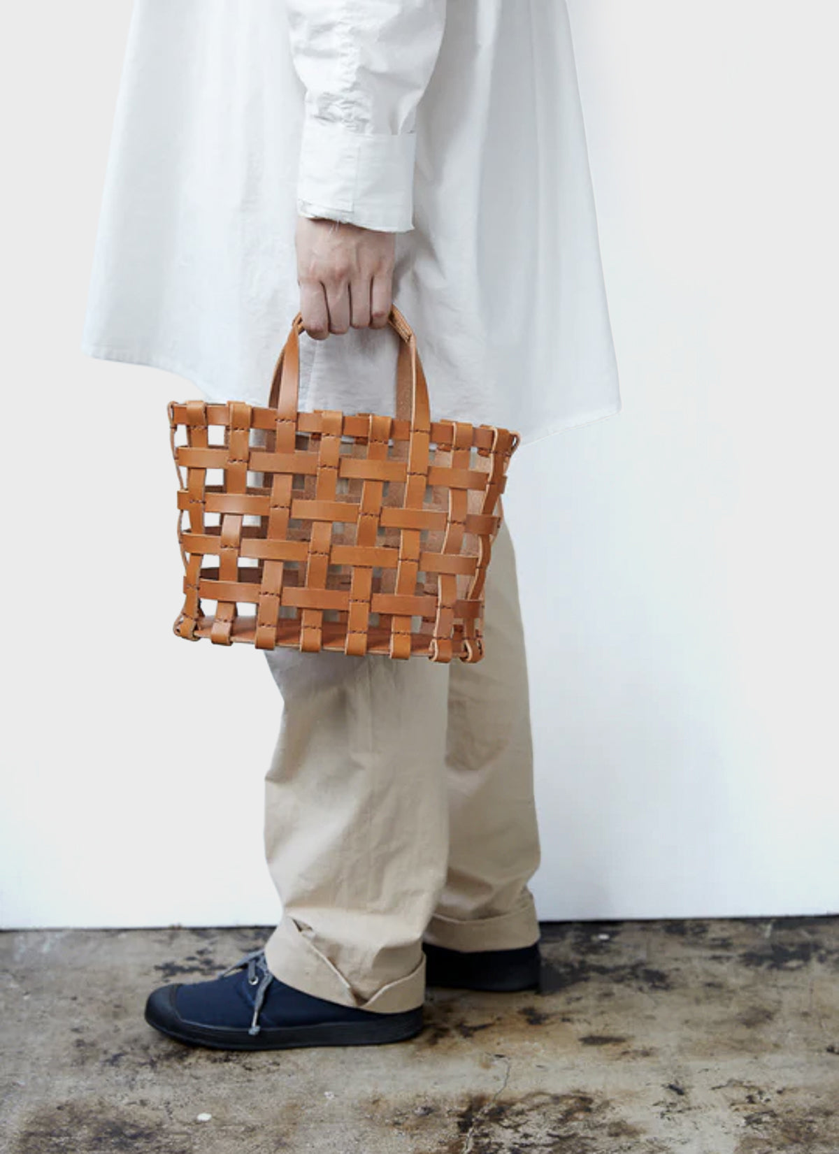 Eatable Basket Bag M Camel
