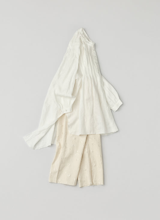 Tahr Pin Tuck Pop Over Shirt