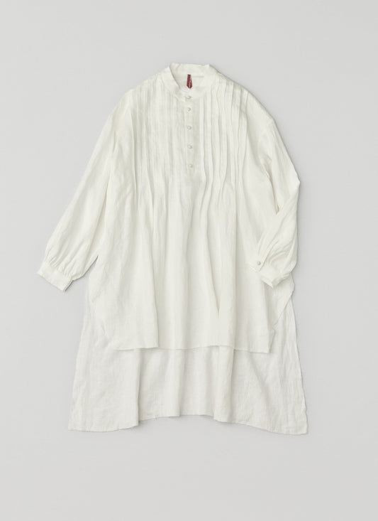 Tahr Pin Tuck Pop Over Shirt