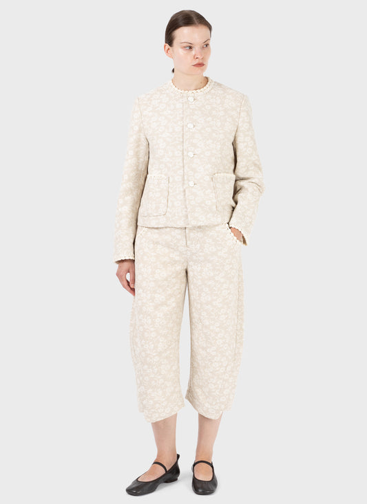 Renli Su Floral Motif Trousers