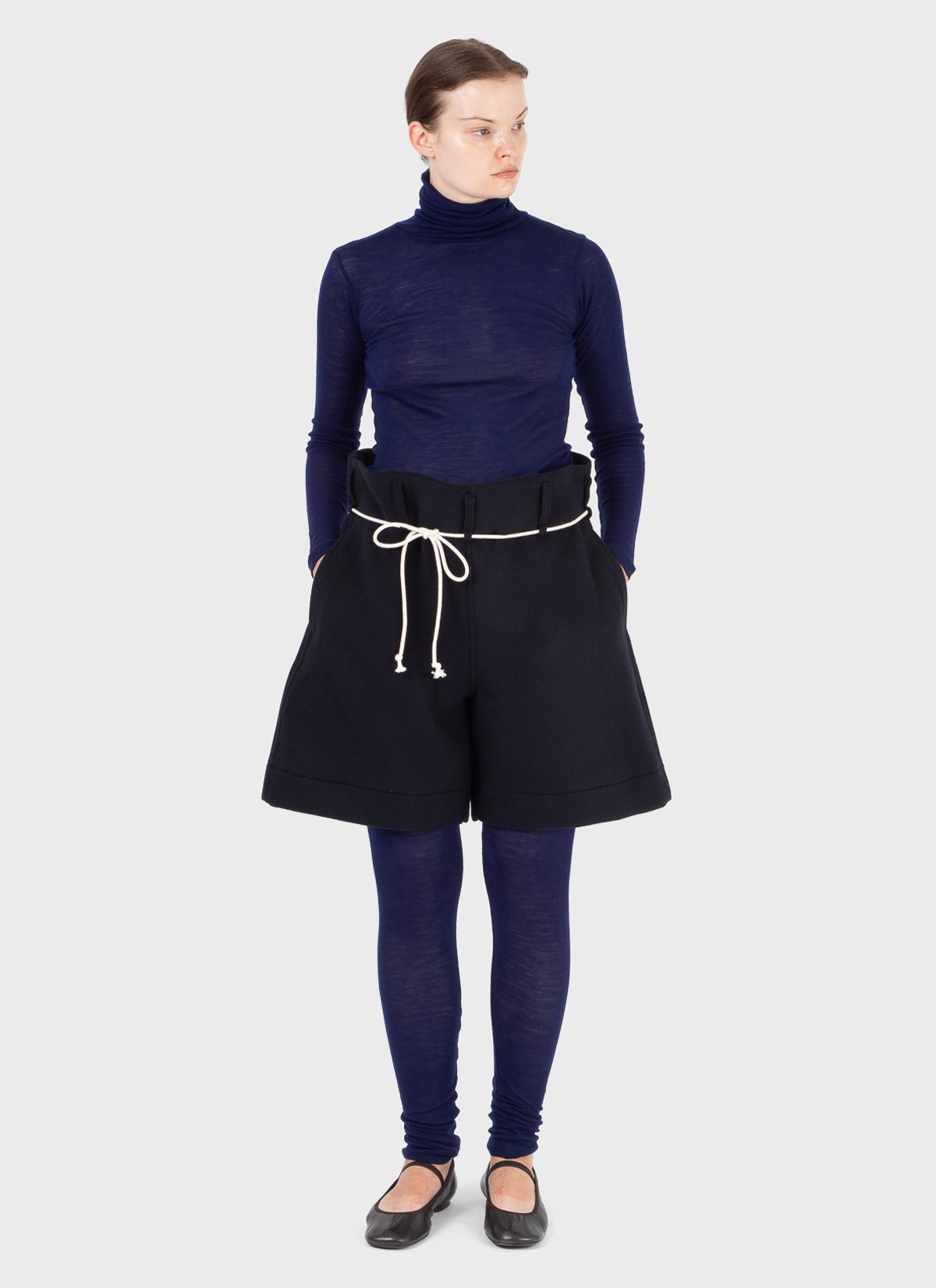 Sono Roberta Knit Rollneck Indigo