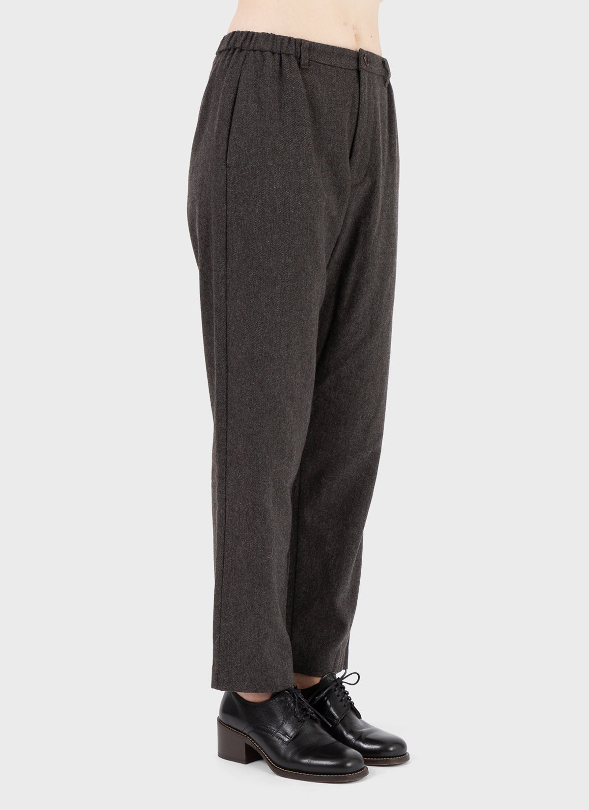 Pas De Calais Tweed Tapered Pants