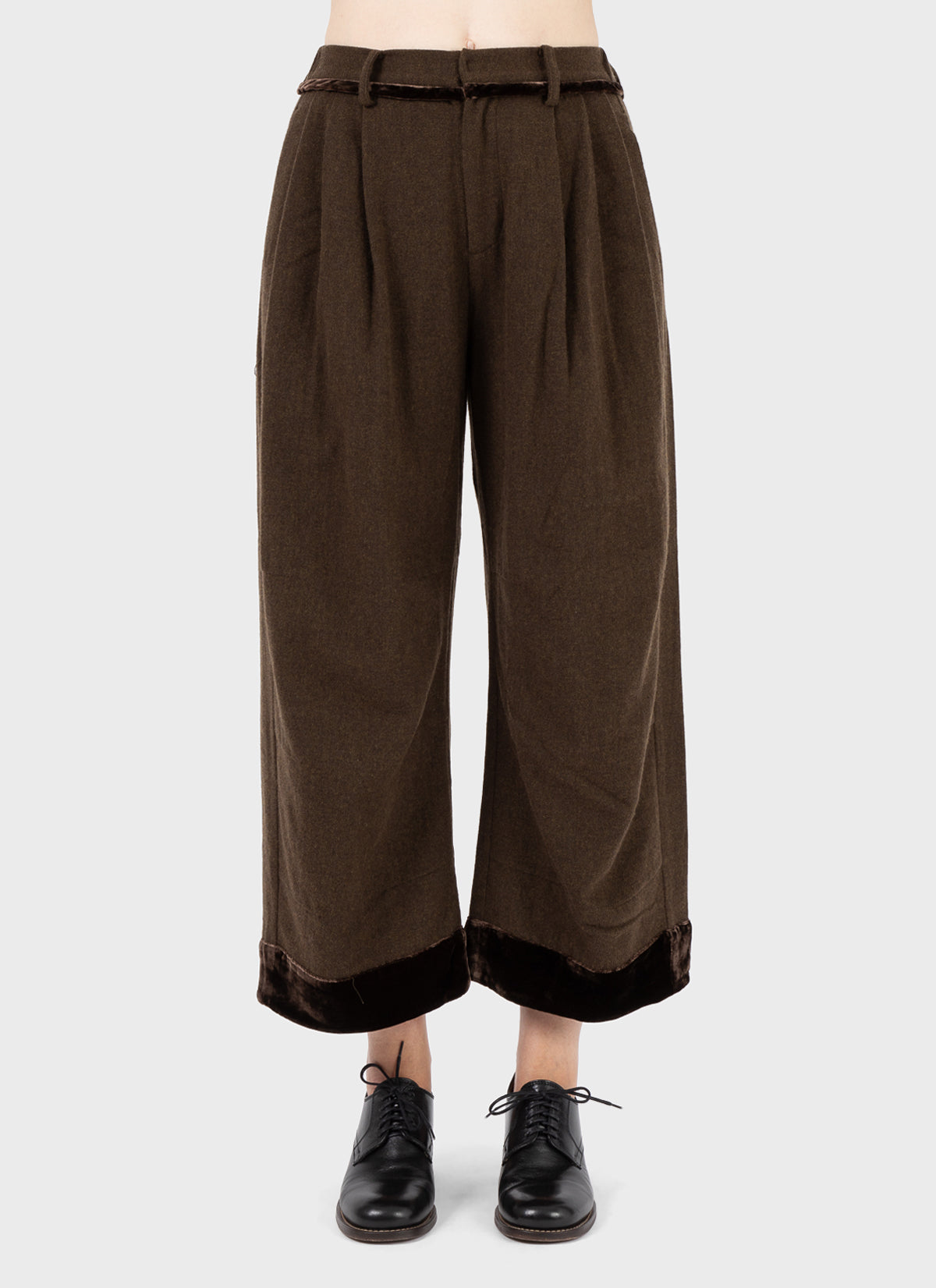 Renli Su Velvet Trim Trousers