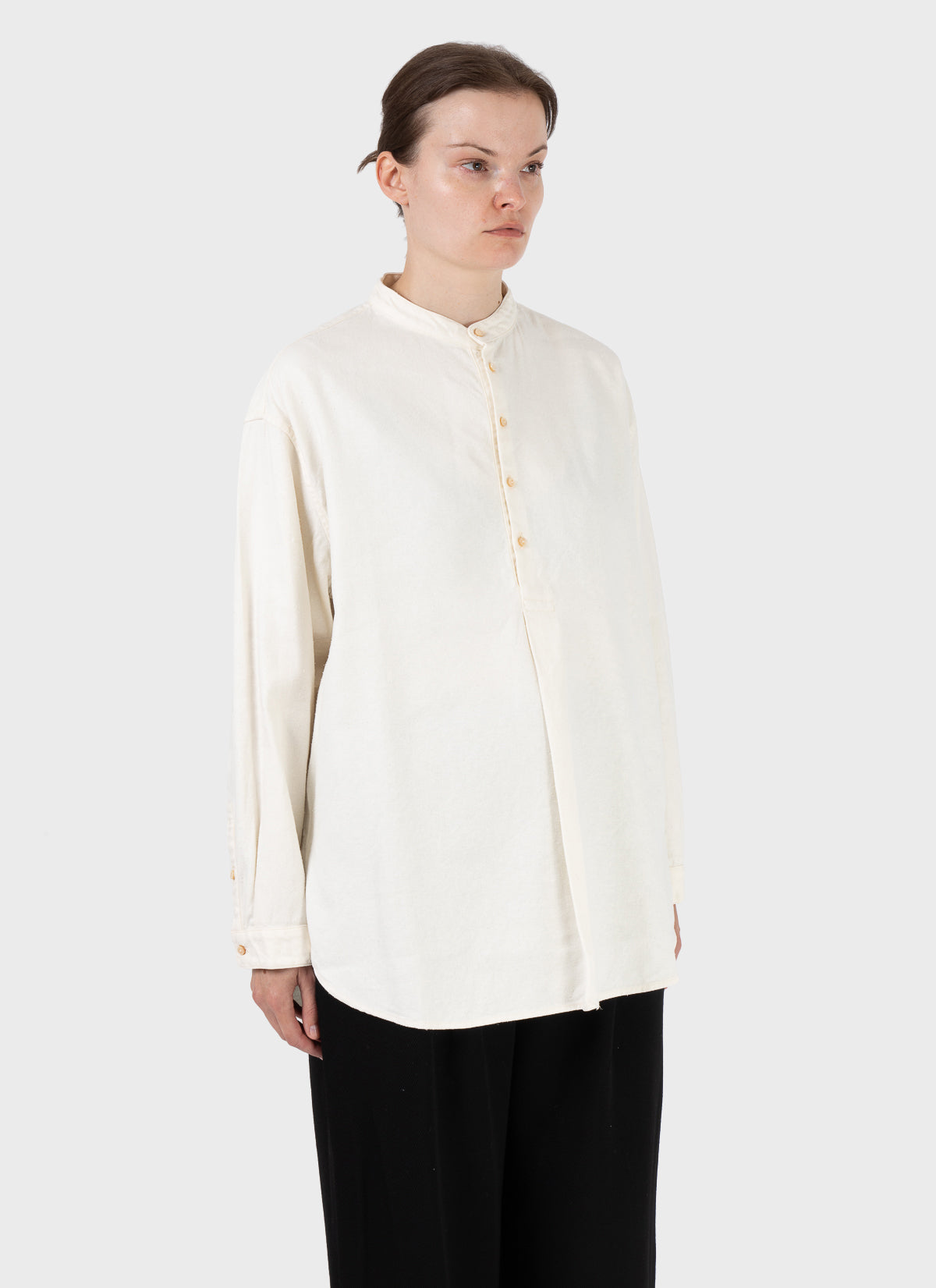 Mittan Silk Blend Pullover Shirt
