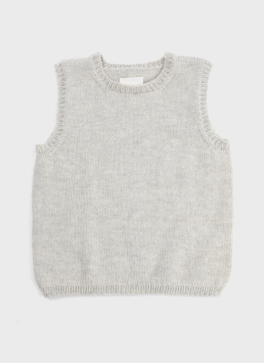 Nitto Pincel Knit Vest Light Grey