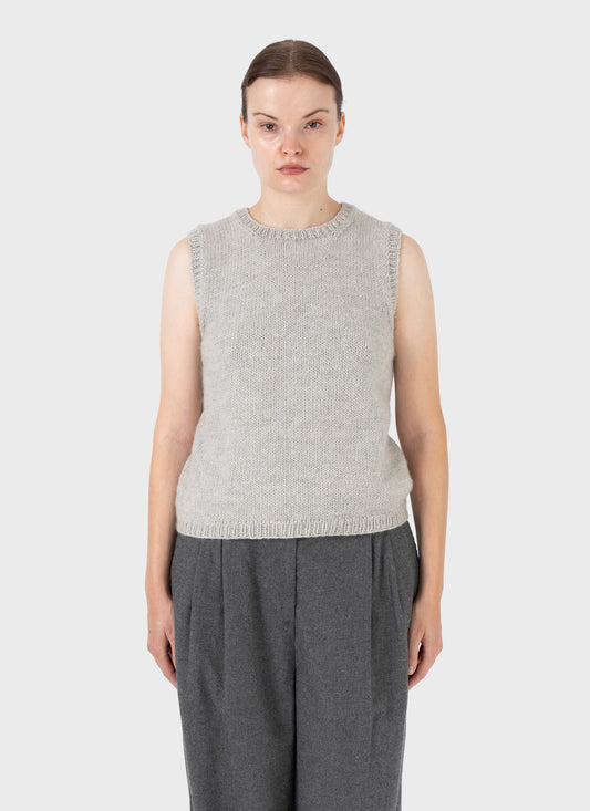 Nitto Pincel Knit Vest Light Grey