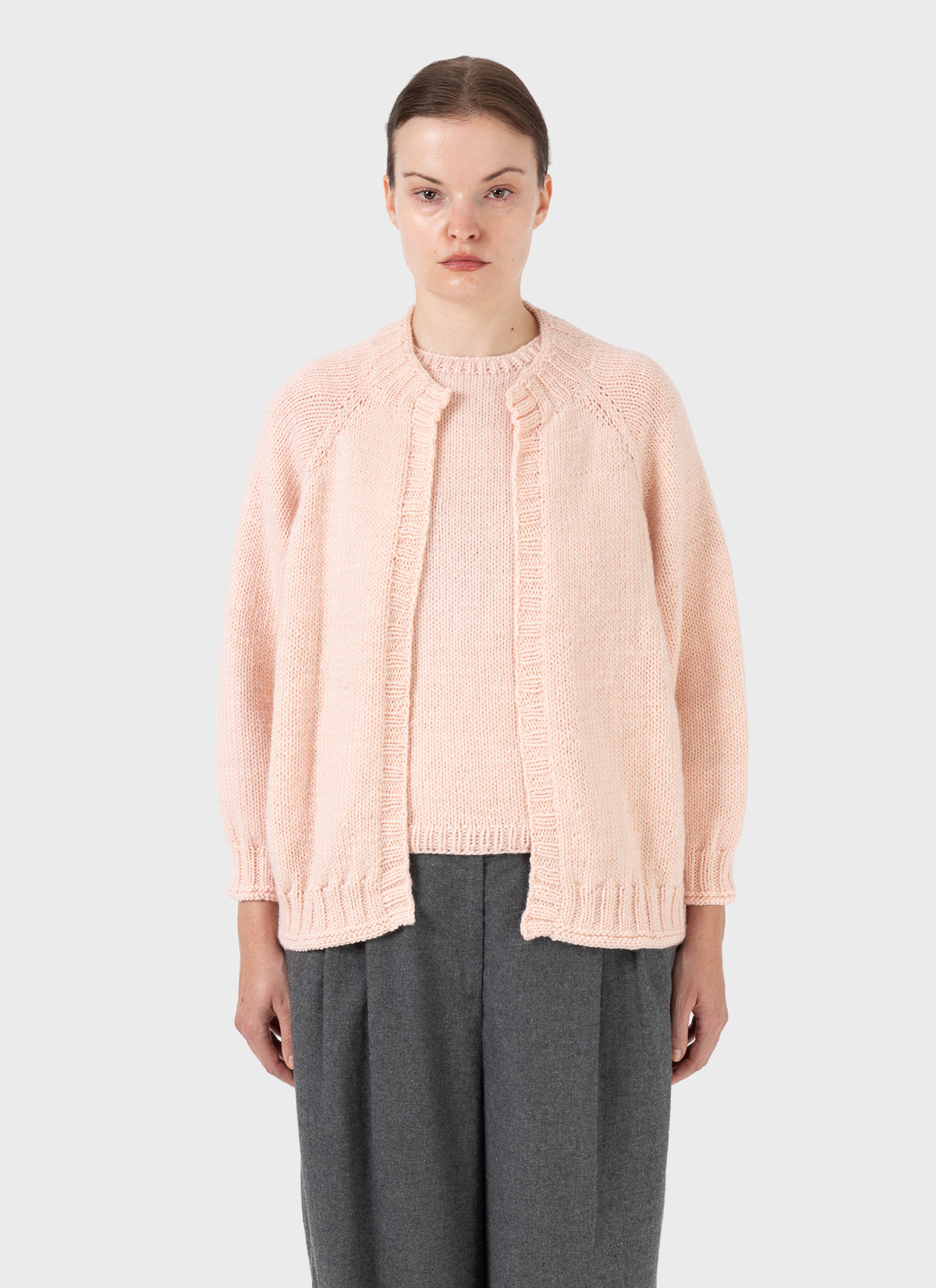 Nitto Paleta 25 Knit Cardigan Baby Pink