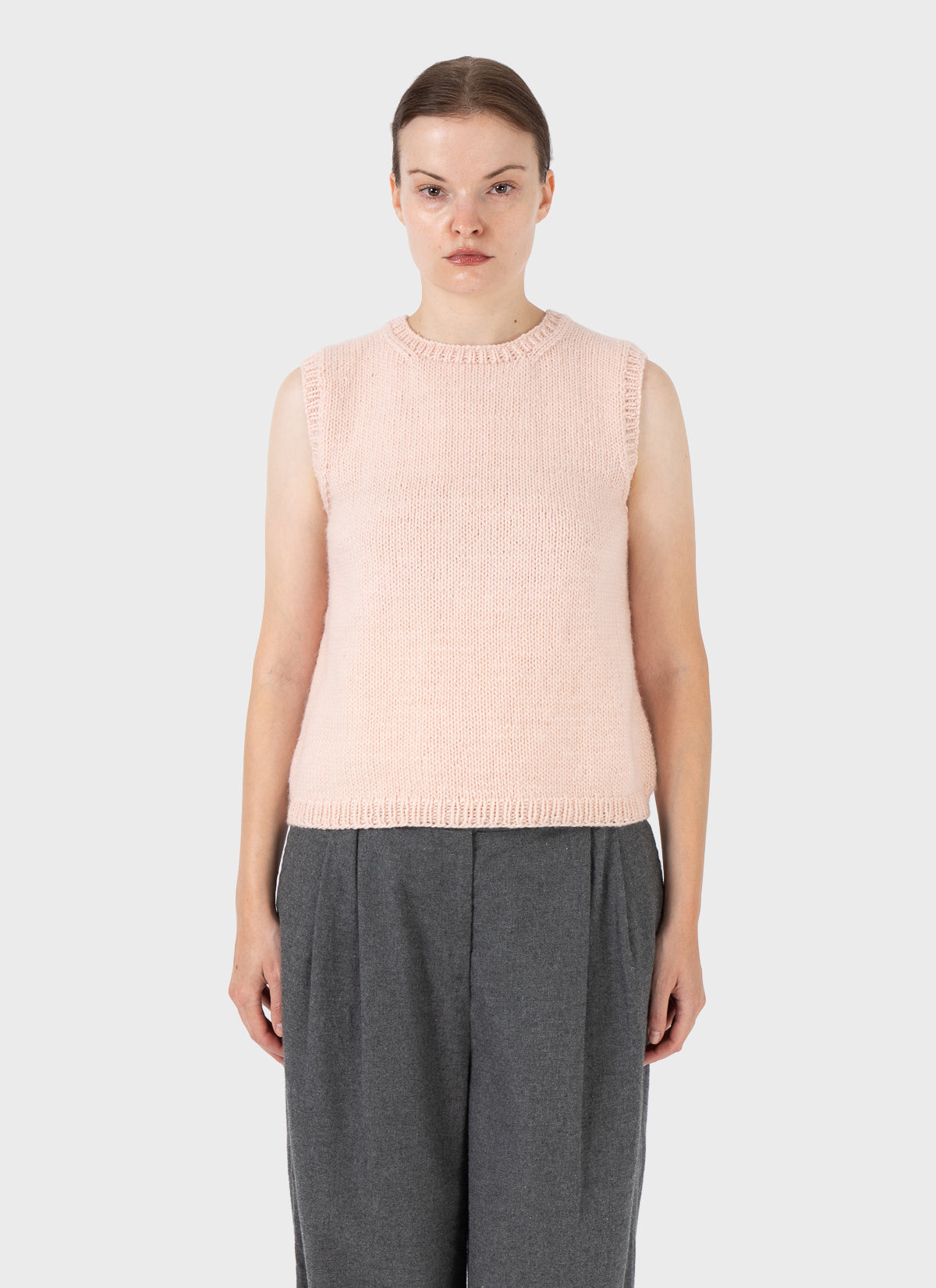 Nitto Pincel Knit Vest Baby Pink