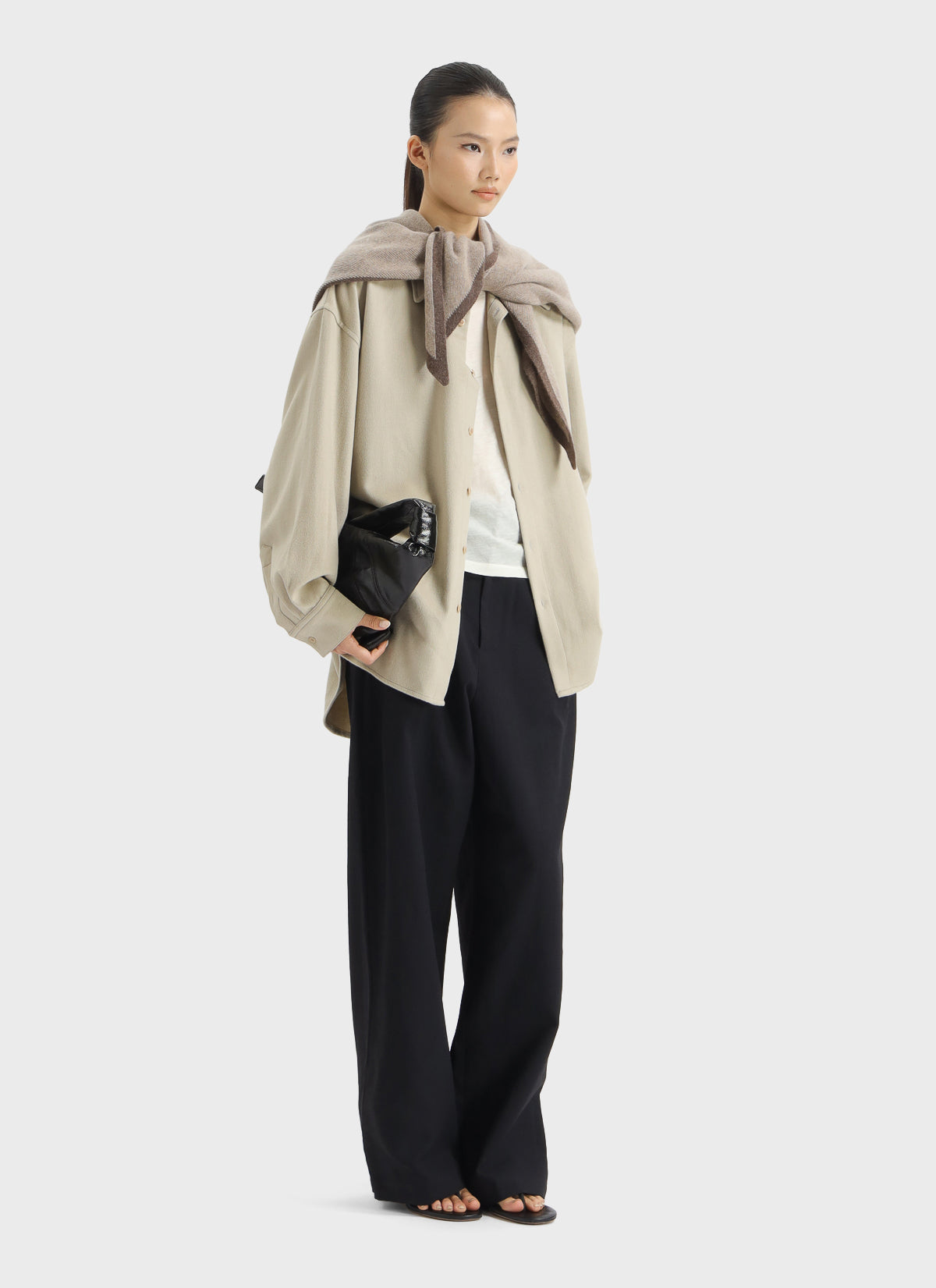 Meaning Of Button Long Sleeve Shirt Beige
