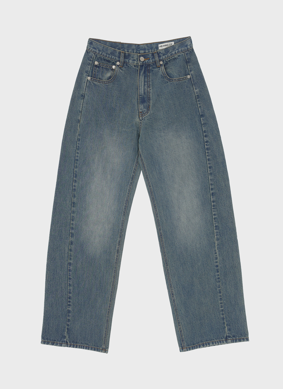 Meaning Of Relaxed Straight Leg Denim Pants