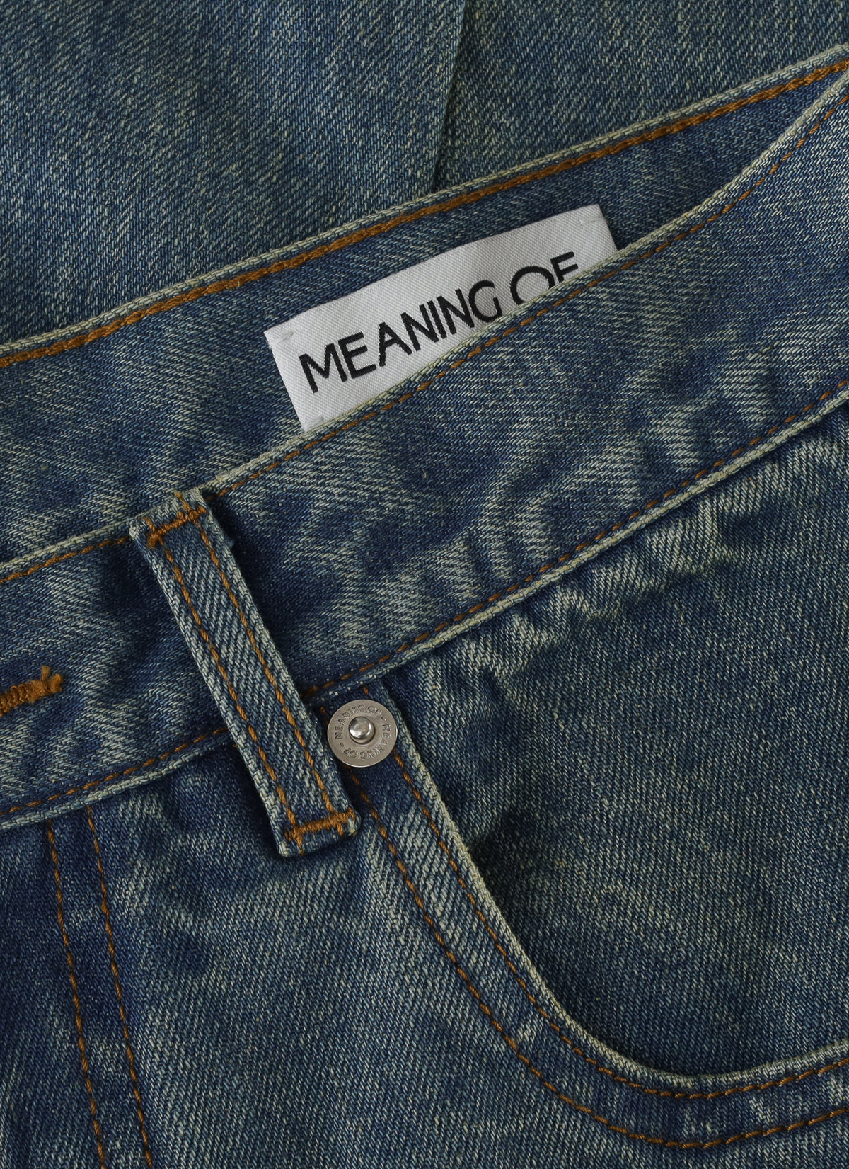 Meaning Of Relaxed Straight Leg Denim Pants